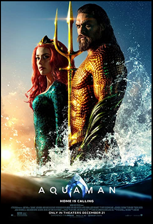 Movie poster for the 'Aquaman' film