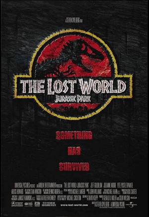 Movie poster for the 'Jurassic Park: The Lost World' film